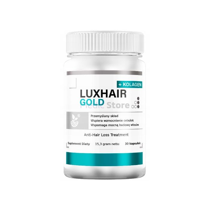 〚 LuxHair Gold 〛 - 〚 קפסולות לצמיחת שיער 〛